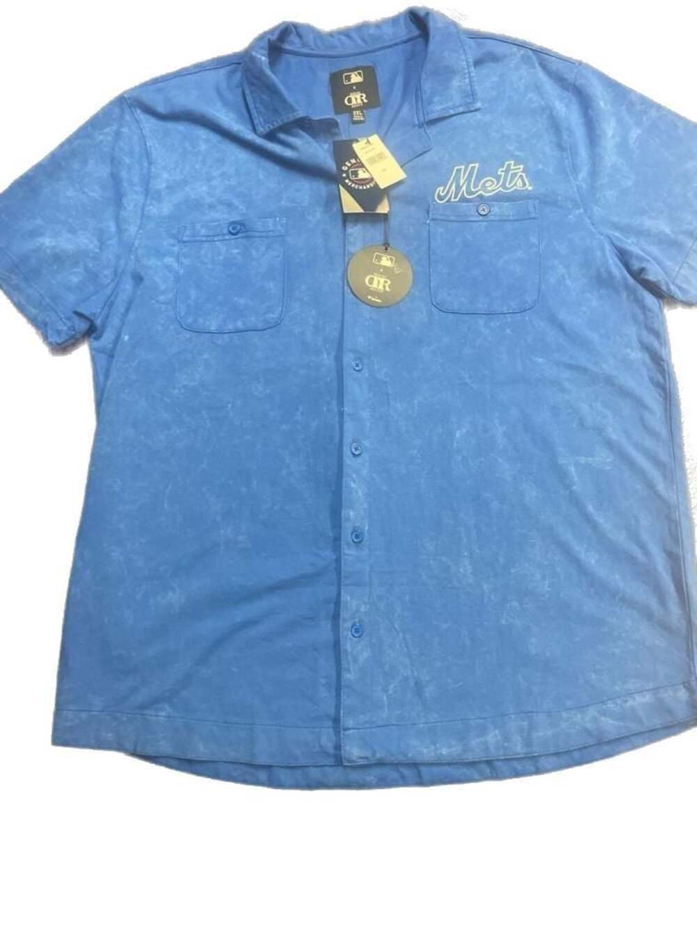 New York Mets Darius Rucker Collection by Fanatics Royal Blue Denim Button-Up Sh - Picture 3 of 13